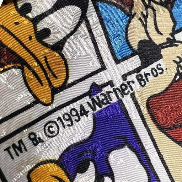 VINTAGE Looney Tunes V-Neck Vest One Size - Picture 6 of 10